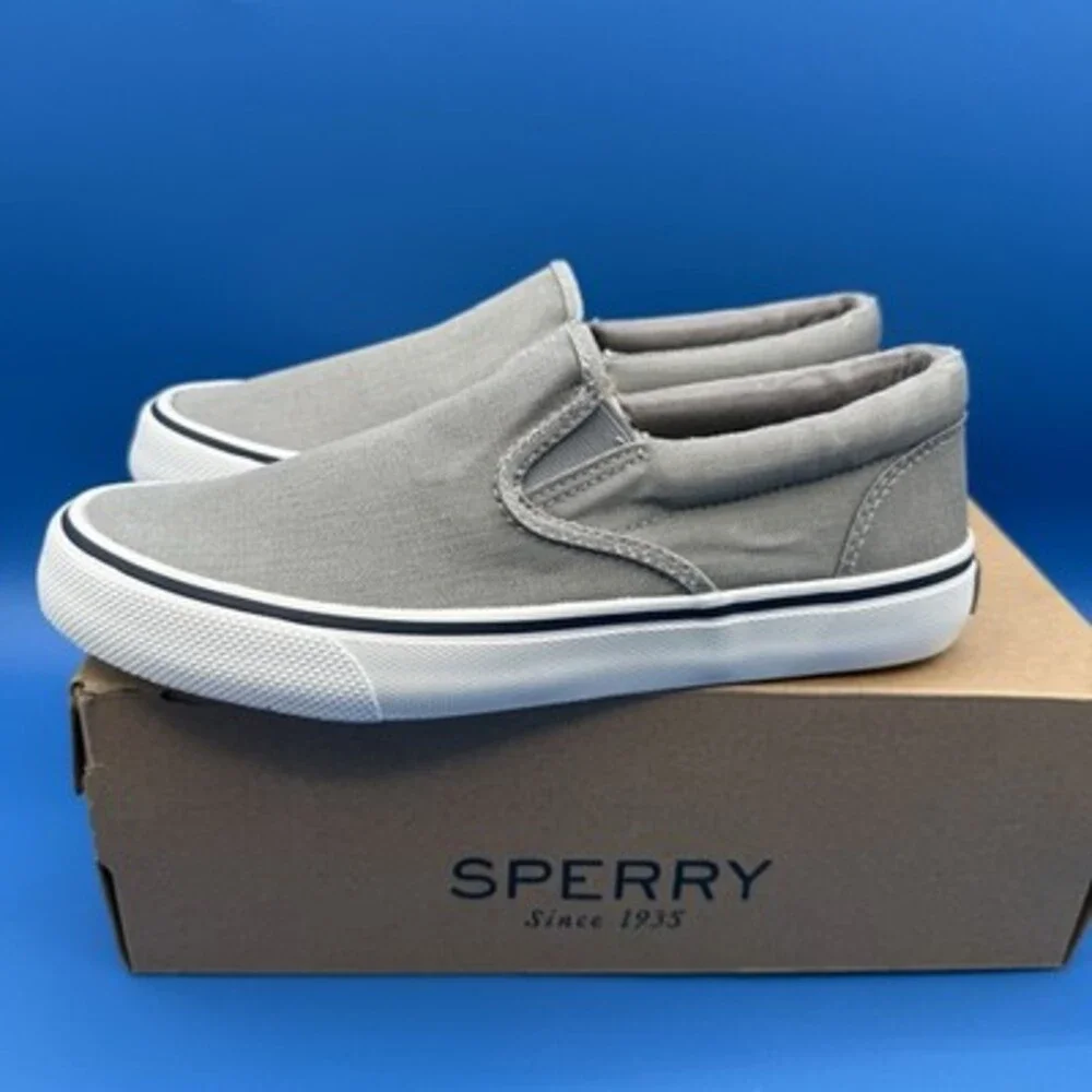 Sperry Striper II Slip On Gray Men’s Size 5